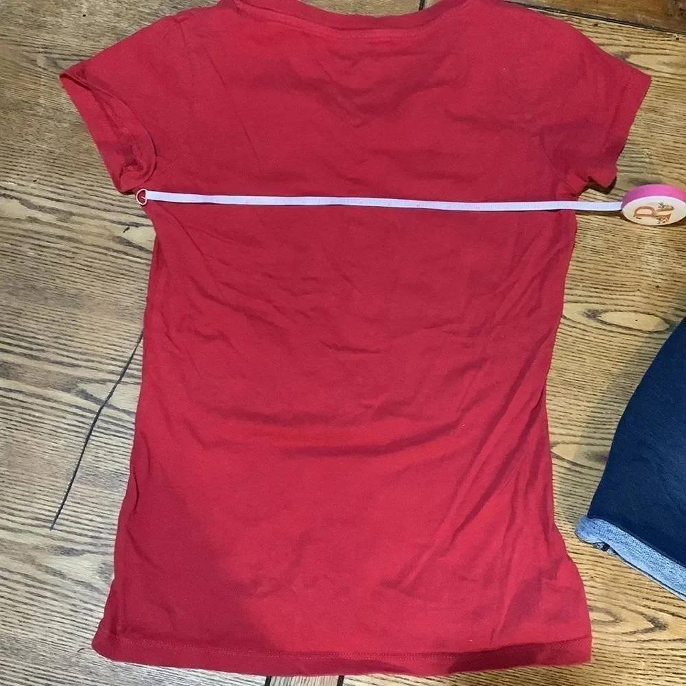 Young girls crimson tide small and jean stretchy shirt (12) outfit in box 25
